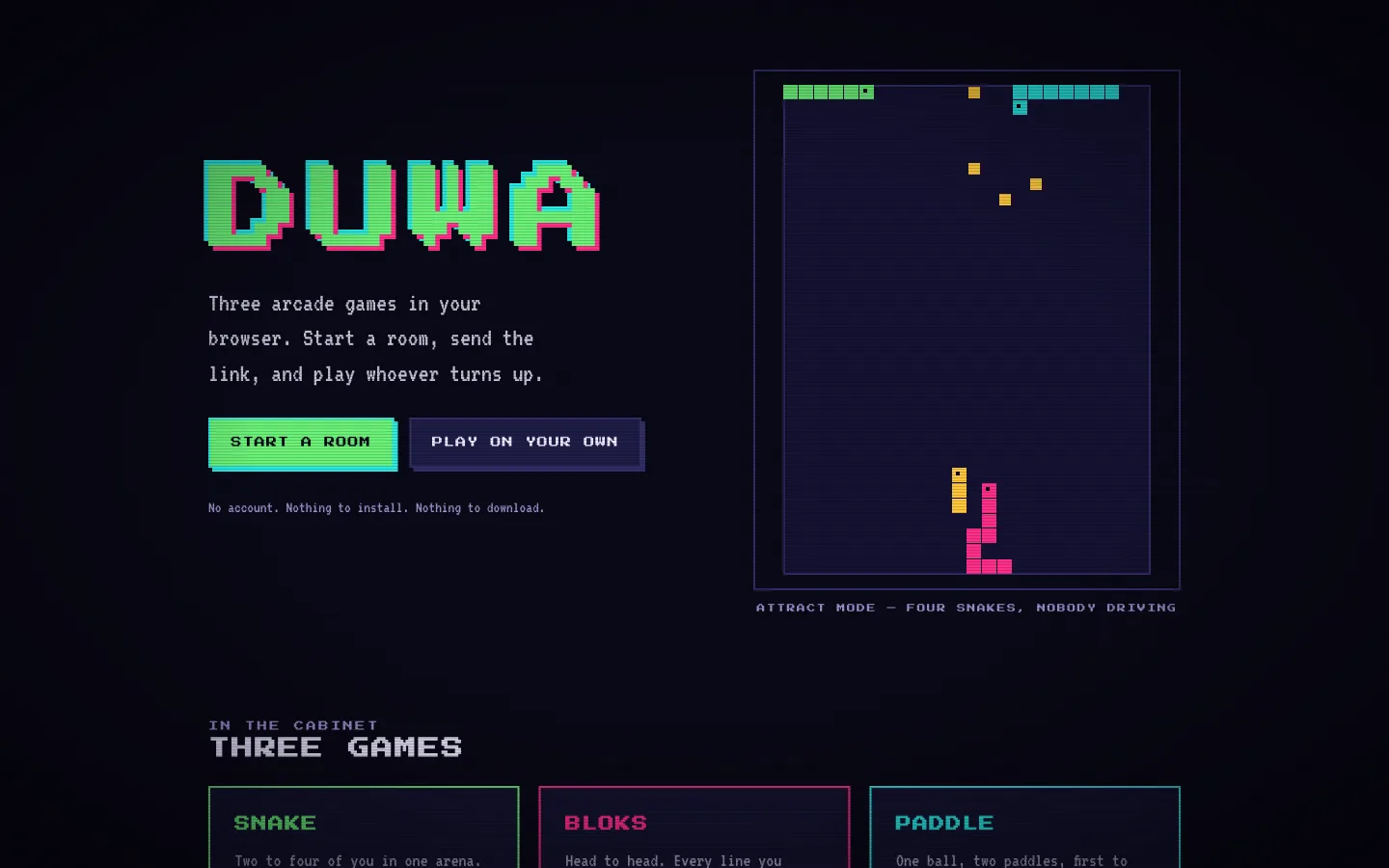 Cover Image for DUWA: Local-Multiplayer Arcade for the People in the Room