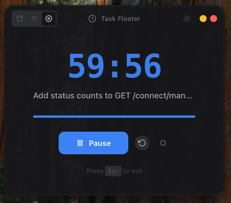 Focus timer